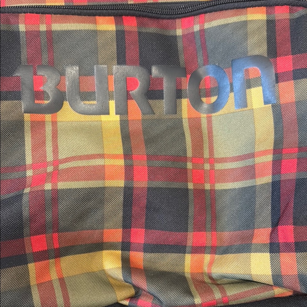 Burton 166 Snowboard Plaid & Black Bag with shoulder straps - Picture 3 of 10